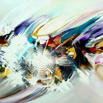 Painting titled "Time Machine." by Gena Genadyj, Original Artwork, Other