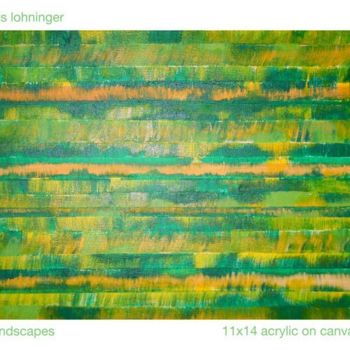 Painting titled "Landscape 5" by Iris Lohninger, Original Artwork