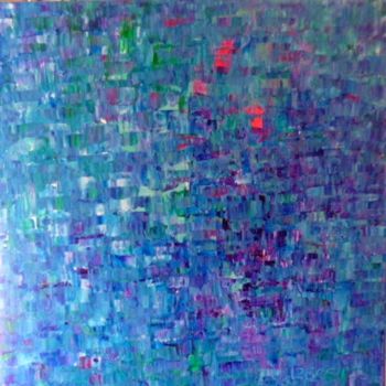 Painting titled "Carte blanche 11" by Geneviève Baud Caizergues, Original Artwork, Acrylic