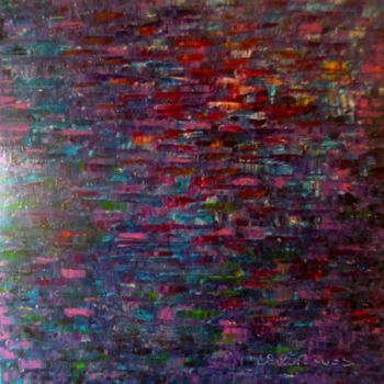 Painting titled "Carte blanche 19" by Geneviève Baud Caizergues, Original Artwork, Acrylic