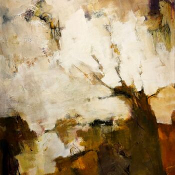 Pintura titulada "Sentinelle" por Geneviève Girod, Obra de arte original, Acrílico Montado en Bastidor de camilla de madera