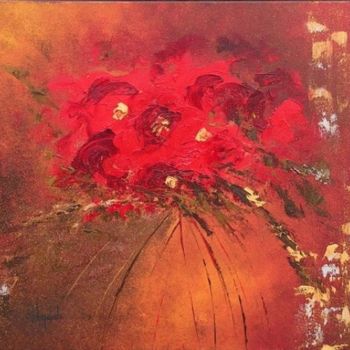 Painting titled "238  Coquelicots d'…" by Geneviève Lagarde, Original Artwork, Other