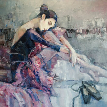 Картина под названием "Sweet dreams" - Gennadi Alekhnovich, Подлинное произведение искусства, Масло