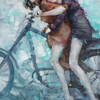 绘画 标题为“couple” 由Gennadi Alekhnovich, 原创艺术品, 油