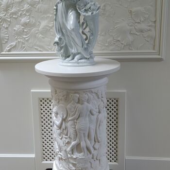 Sculpture intitulée "Apollo and the Muses" par Gennadi Boldyrev, Œuvre d'art originale, Résine