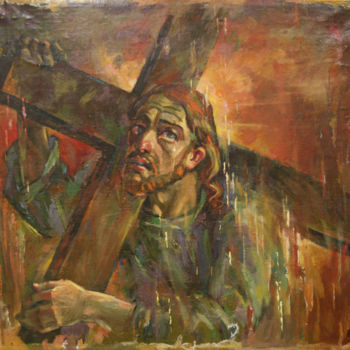 제목이 "Cross"인 미술작품 Gennadi Kurlenkov로, 원작, 기름