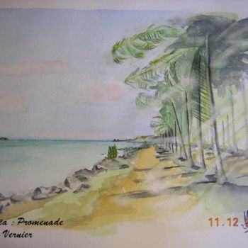 Painting titled "Noumea Promenade P.…" by Georges Laborde, Original Artwork