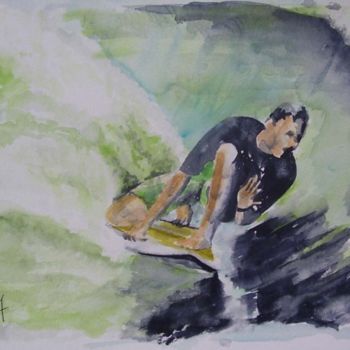 Peinture intitulée "surf" par Georges Laborde, Œuvre d'art originale