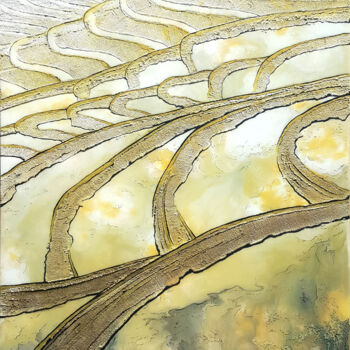 Peinture intitulée "entre-terre-et-mer-…" par Geordie, Œuvre d'art originale