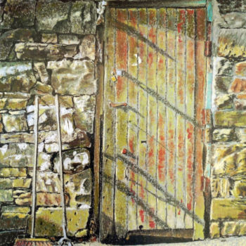Цифровое искусство под названием "back door" - Georg Ireland, Подлинное произведение искусства, Цифровая живопись