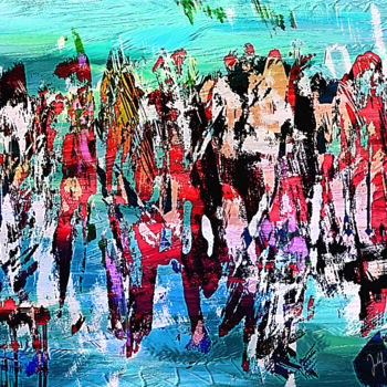 Цифровое искусство под названием "rush hour" - Georg Ireland, Подлинное произведение искусства, Цифровая живопись