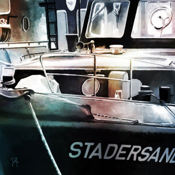 「STADERSAND」というタイトルのデジタルアーツ Georg Irelandによって, オリジナルのアートワーク, デジタル絵画
