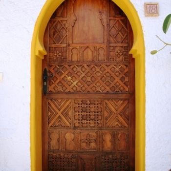 Photography titled "Porte 1 Maroc" by George Bacque, Original Artwork