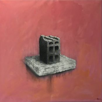 Рисунок под названием "[ triste entropie ]°" - Georges Paumier, Подлинное произведение искусства, Древесный уголь
