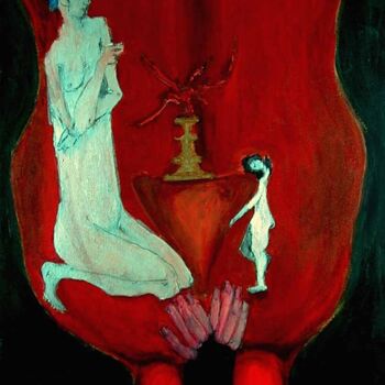 Картина под названием "L'enchantement" - Georges Duhamel, Подлинное произведение искусства