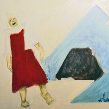 Peinture intitulée "A cry for help" par Georges Duhamel, Œuvre d'art originale