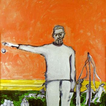 Painting titled "The accountant" by Georges Duhamel, Original Artwork