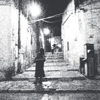Цифровое искусство под названием "Matera by night #9" - Georges Duhamel, Подлинное произведение искусства