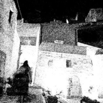 제목이 "Matera by night #19"인 디지털 아트 Georges Duhamel로, 원작