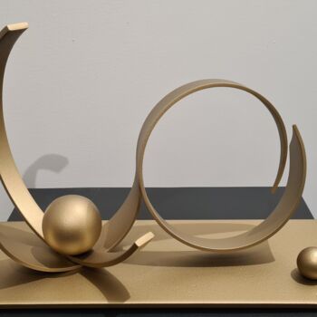 Sculpture titled "SCYLLA" by Georges Goupy, Original Artwork, Metals