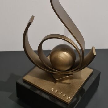 Sculpture titled "AURORE" by Georges Goupy, Original Artwork, Metals