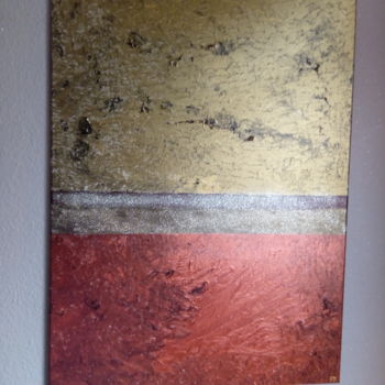 Картина под названием "Deux couleurs deux…" - Françoise Riehl, Подлинное произведение искусства, Акрил