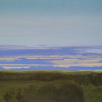 Malerei mit dem Titel "Horizon 3.jpg" von Georges Roques, Original-Kunstwerk, Acryl