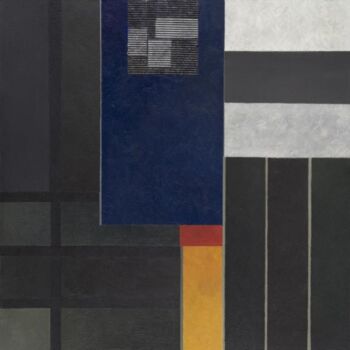 Schilderij getiteld "Composition abstrai…" door Georges Troubat, Origineel Kunstwerk, Olie
