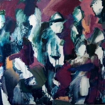 Картина под названием "Светлые головы/Brig…" - Anastasiya Georgievskaya, Подлинное произведение искусства, Масло
