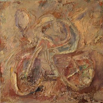 Malerei mit dem Titel "Прогулка Walk" von Anastasiya Georgievskaya, Original-Kunstwerk, Öl