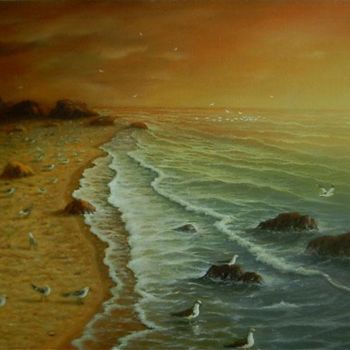 Painting titled "The Call Of Sea" by Georgi Shishkov, Original Artwork