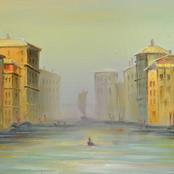 Peinture intitulée "Venice" par Yuri Kozvonin (Georgy), Œuvre d'art originale, Huile Monté sur Châssis en bois