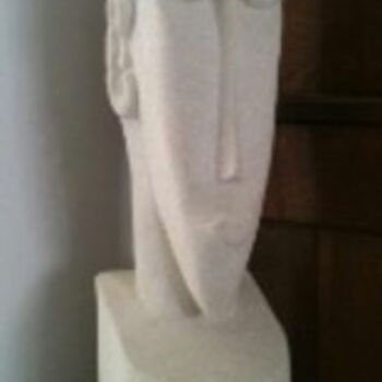 Скульптура под названием "Miss Bélézy" - Gepsy, Подлинное произведение искусства, Камень
