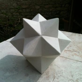 Sculpture titled "Diamant" by Gepsy, Original Artwork, Stone