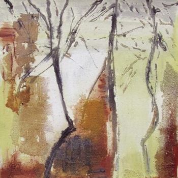 Peinture intitulée "La forêt" par Geral, Œuvre d'art originale