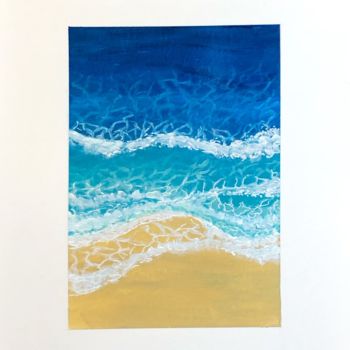 Pintura intitulada "Sea III" por Llum, Obras de arte originais, Acrílico