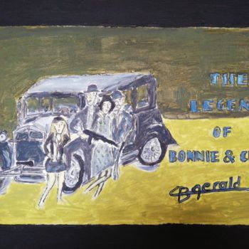 绘画 标题为“The Legend of Bonni…” 由Gerald Berger-Champion, 原创艺术品, 丙烯