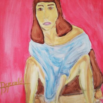 Ζωγραφική με τίτλο "Jennifer Beals FLAS…" από Gerald Berger-Champion, Αυθεντικά έργα τέχνης, Ακρυλικό