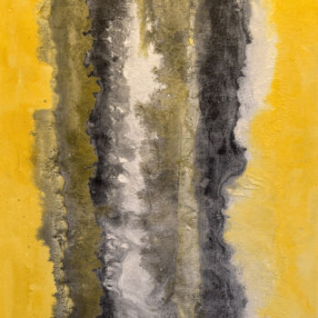 Картина под названием "L'eau de Cristal 2" - Geraldina Albanese, Подлинное произведение искусства, Акрил Установлен на Дерев…