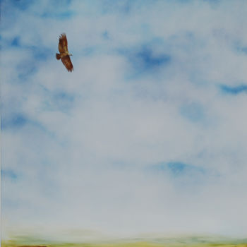 Peinture intitulée "la-chasse.jpg" par Géraldine Satish, Œuvre d'art originale