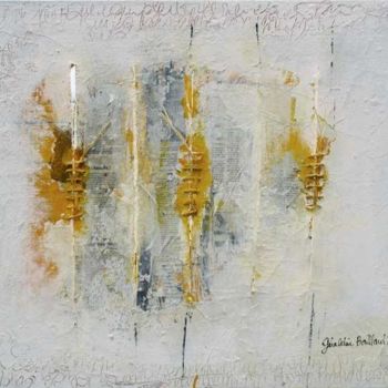 Painting titled "à l'abri des regards" by Géraldine Entiope, Original Artwork