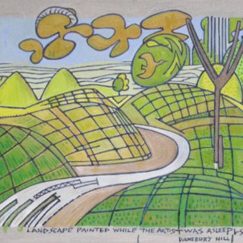 Peinture intitulée "Landscape Painted W…" par Gerald Shepherd F.F.P.S., Œuvre d'art originale, Huile