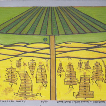 「Landscape Under Cov…」というタイトルの絵画 Gerald Shepherd F.F.P.S.によって, オリジナルのアートワーク, オイル