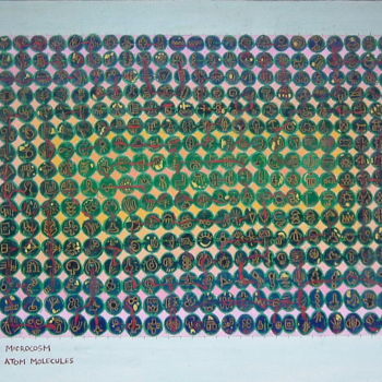 Peinture intitulée "Macrocosm In Microc…" par Gerald Shepherd F.F.P.S., Œuvre d'art originale, Huile