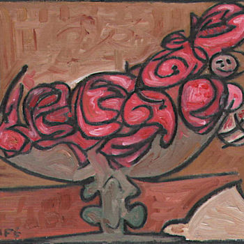 Peinture intitulée "Moving Life 2" par Gerald Shepherd F.F.P.S., Œuvre d'art originale, Huile
