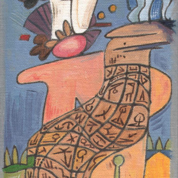 Malerei mit dem Titel "The Sock - Still Li…" von Gerald Shepherd F.F.P.S., Original-Kunstwerk, Öl