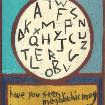 Peinture intitulée "Have You Seen Megal…" par Gerald Shepherd F.F.P.S., Œuvre d'art originale, Huile