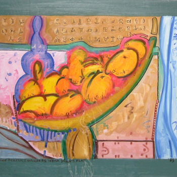 Pintura titulada "Three Derelict Gara…" por Gerald Shepherd F.F.P.S., Obra de arte original, Oleo