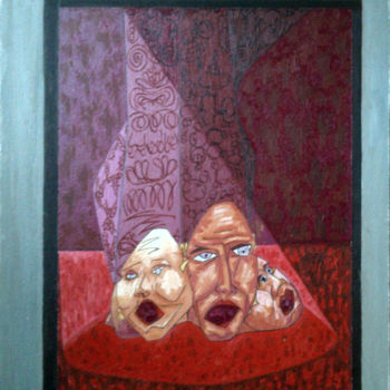 Painting titled "Neo Martyrs - The V…" by Gerald Shepherd F.F.P.S., Original Artwork, Oil