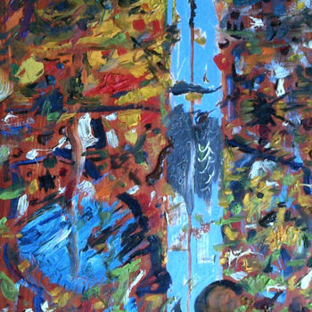 Painting titled "Cathartic Statement…" by Gerald Shepherd F.F.P.S., Original Artwork, Oil